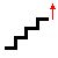 Pictogramme de Pierre Michaud escalier qui monte_resultat